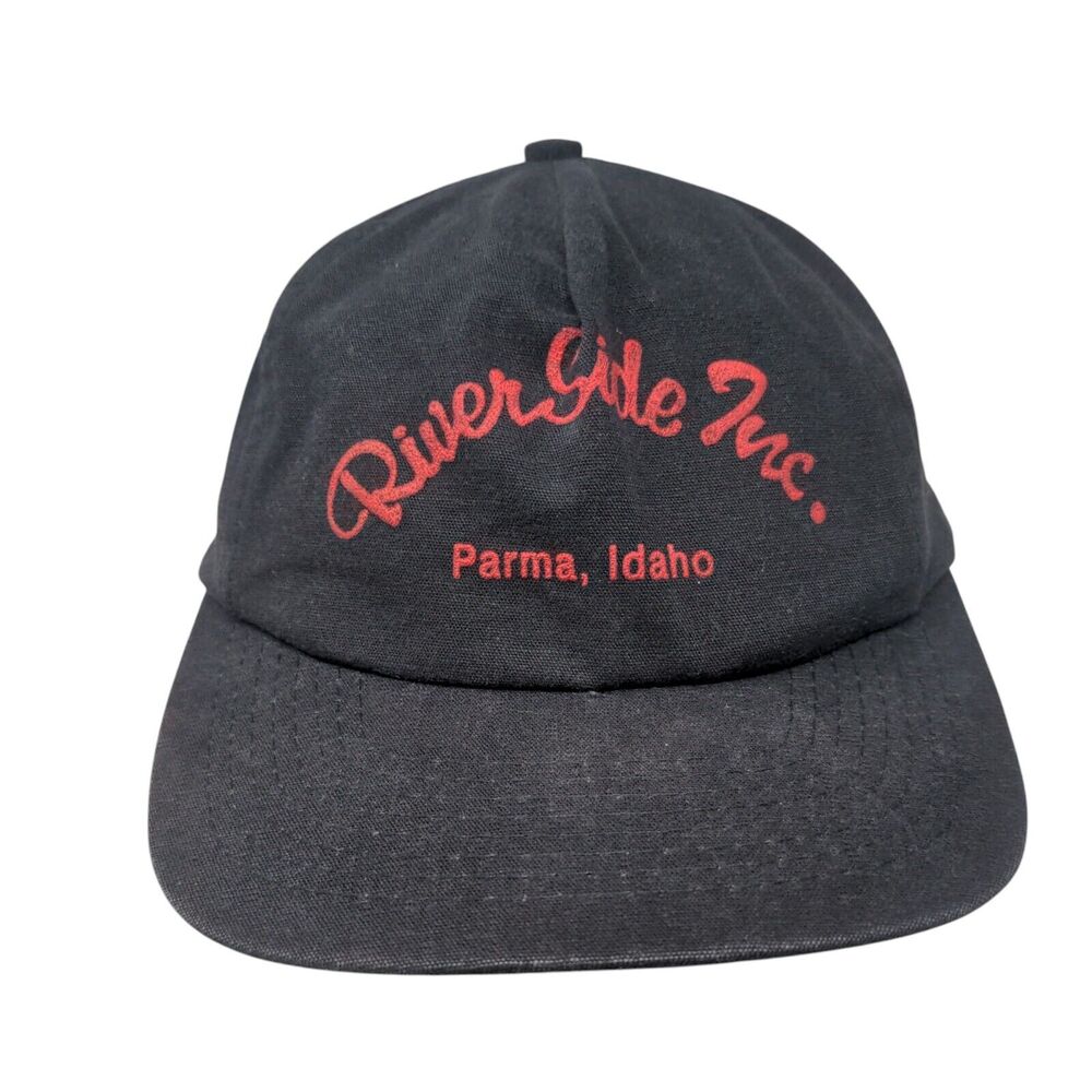 Riverside Inc. Parma Idaho Snapback Hat Black OS Adjustable Attractive Headwear